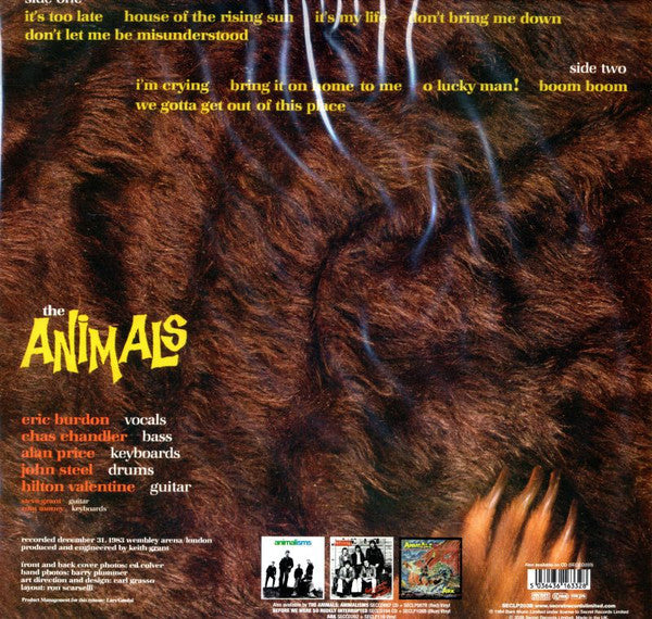 The Animals - Greatest Hits Live! (BLUE VINYL) |-