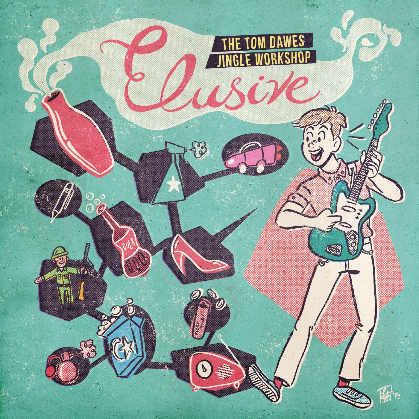 Dawes, Tom - Elusive: The Tom Dawes Jingle Workshop (COKE BOTTLE CLEAR VINYL) |-