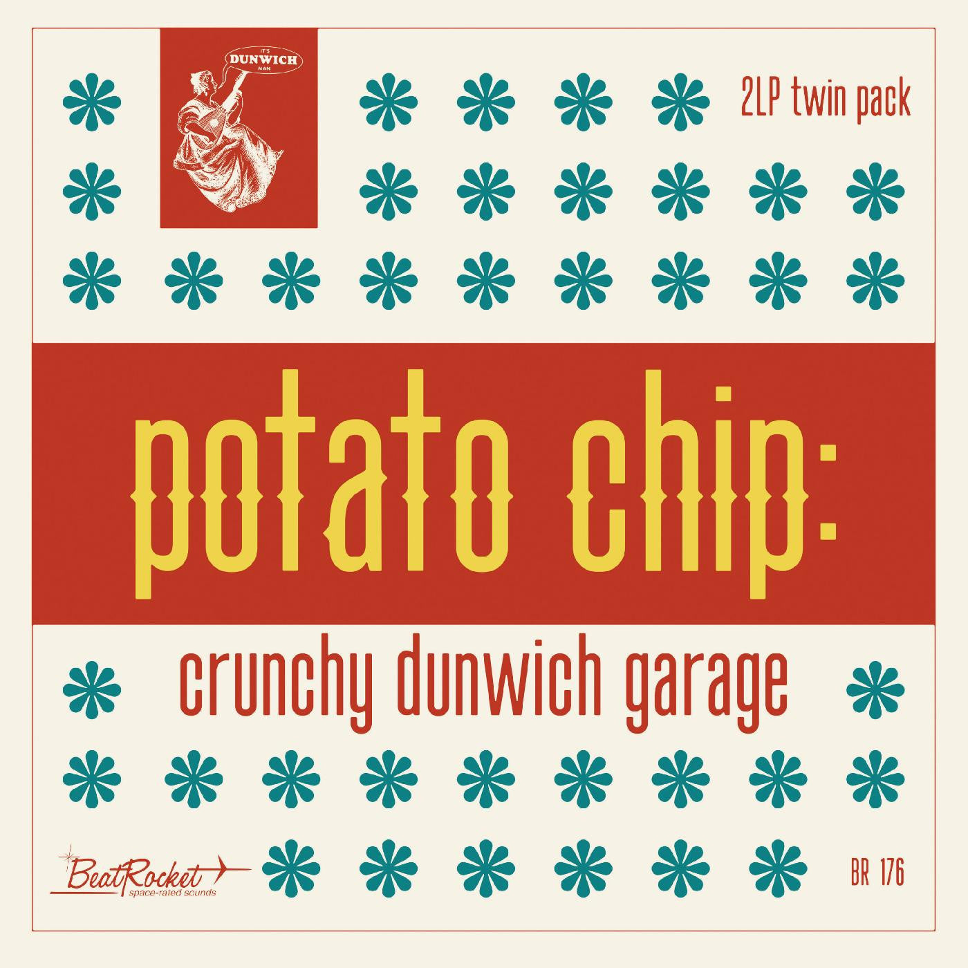 Various Artists - Potato Chip: Crunchy Dunwich Garage (SEAGLASS BLUE VINYL) |-