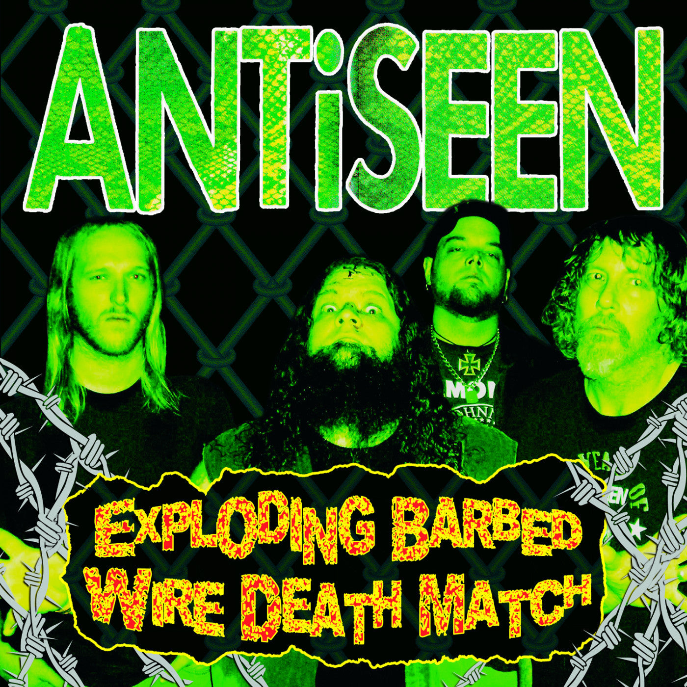 Antiseen - Exploding Barbed Wire Death Ma tch EP - 7 inch |-