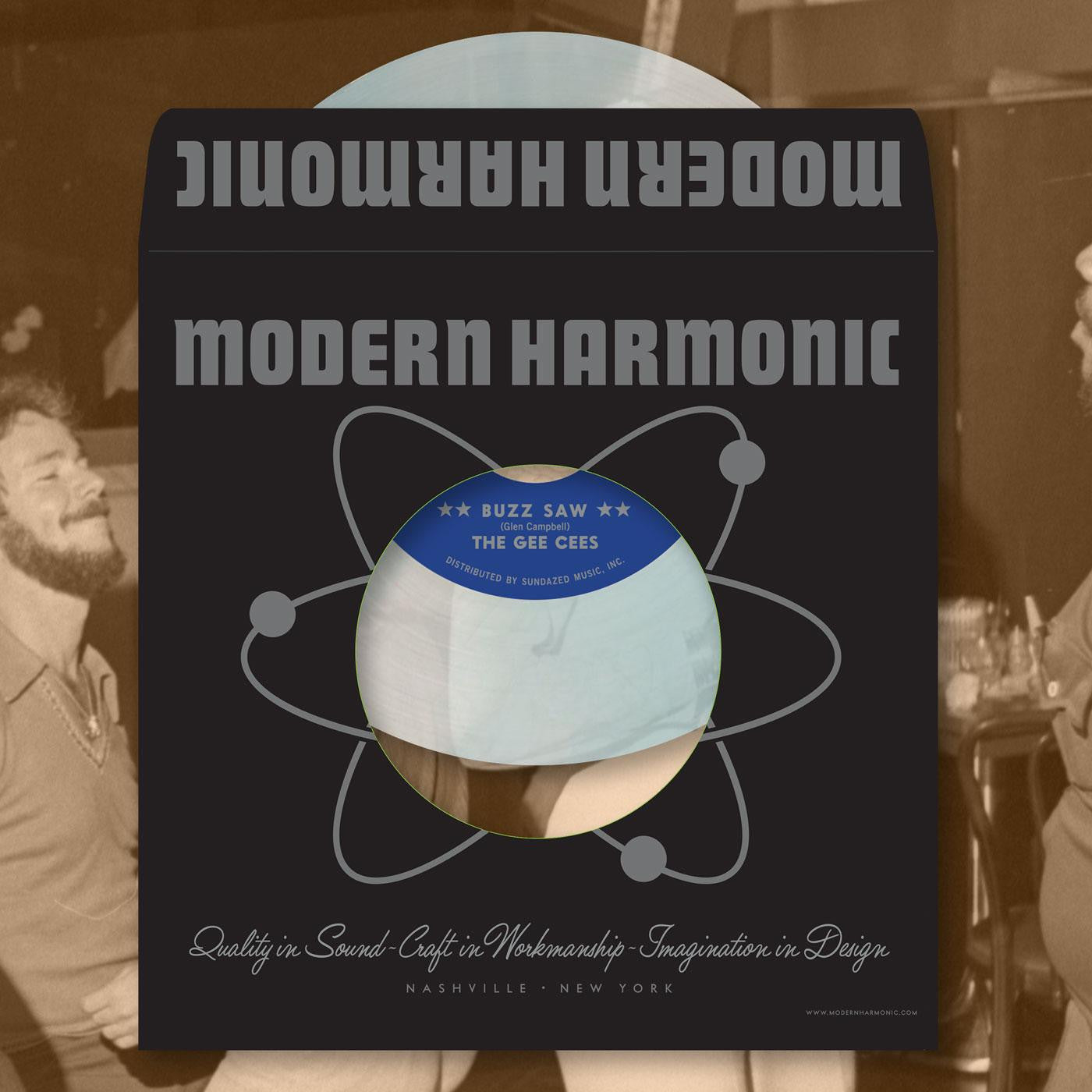 Gee Cees, The / Jimmy Gordon - Buzz Saw / Buzzzzzz (COKE BOTTLE CLEAR VINYL) |-