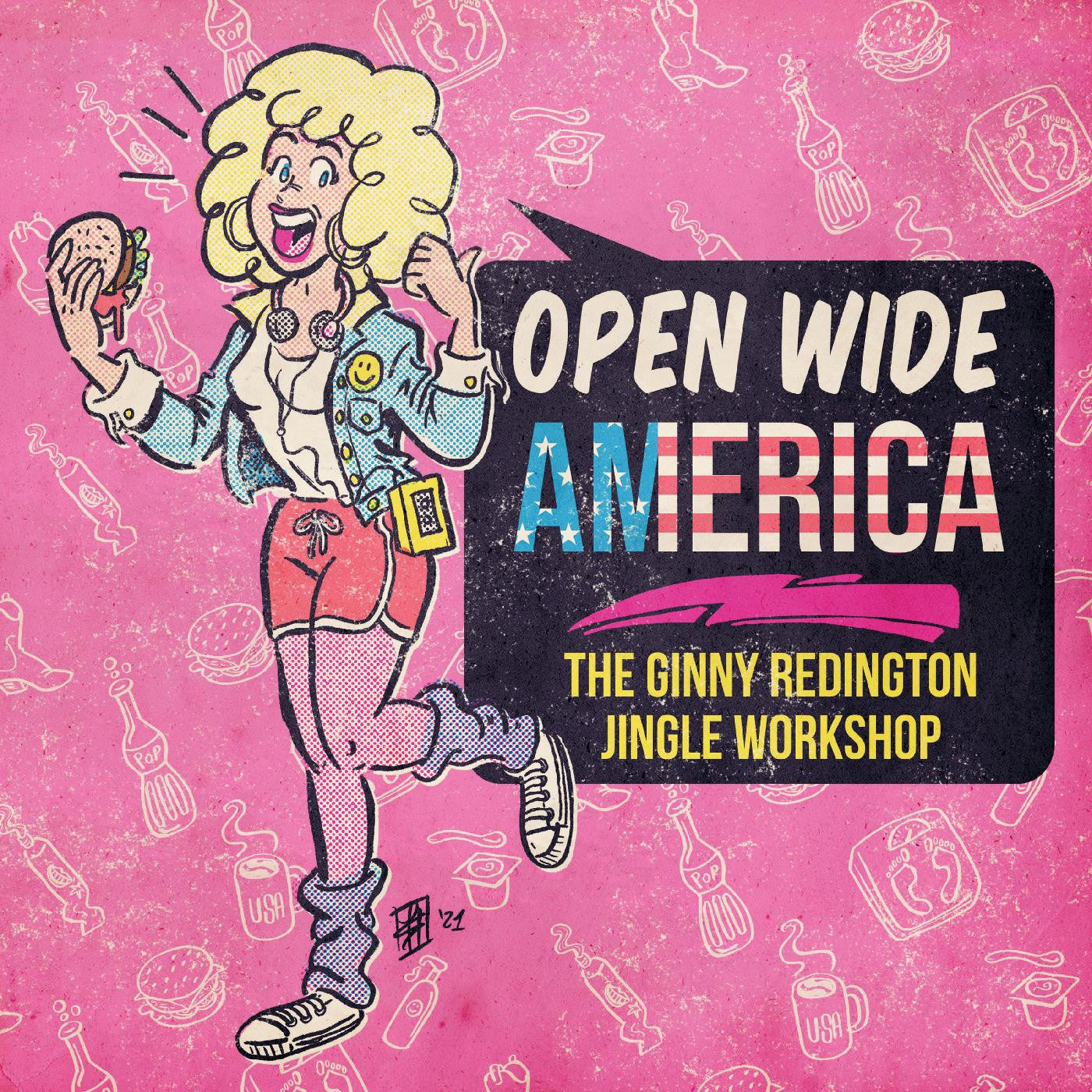 Redington, Ginny - Open Wide America: The Ginny Redington Jingle Workshop (CD) |-