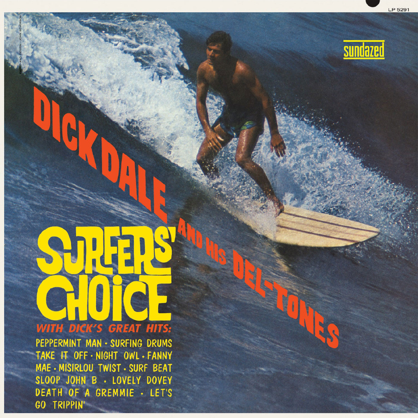 Dale, Dick and His Del-Tones - Surfers' Choice (YELLOW VINYL) | Mint (M) Mint (M)-