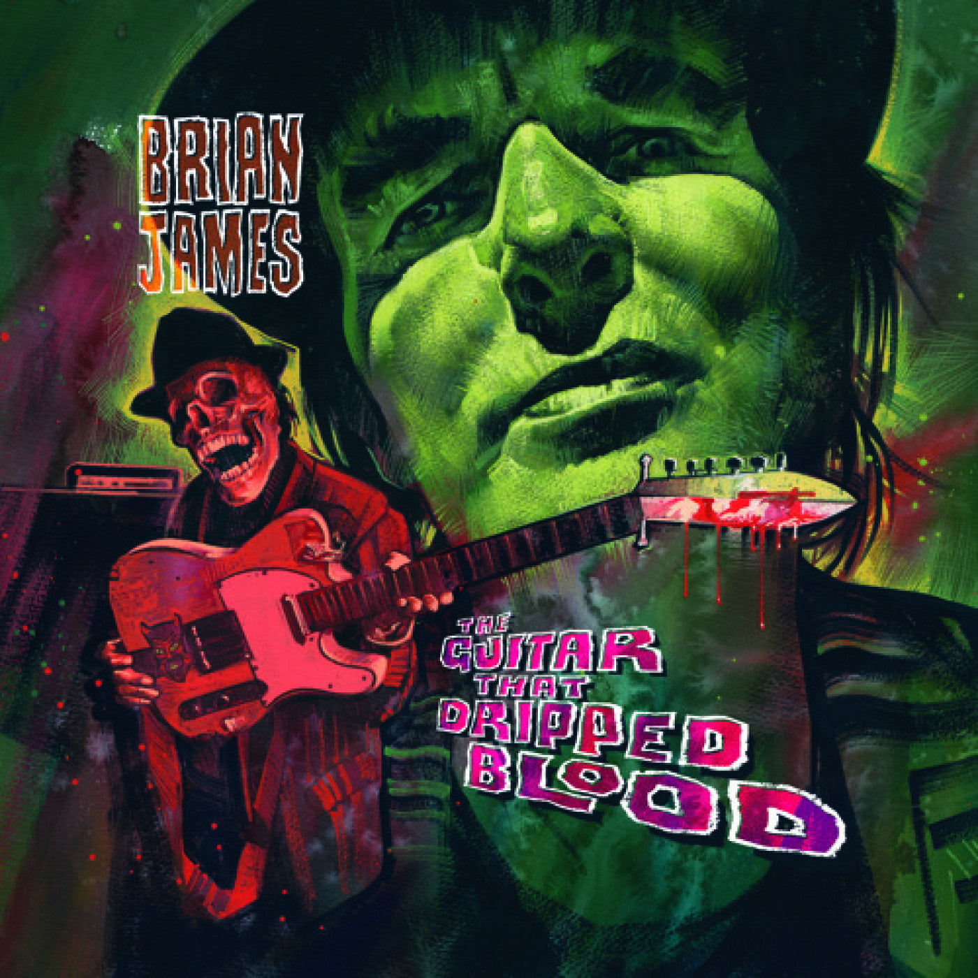 James, Brian - The Guitar That Dripped Blood (CD) |-