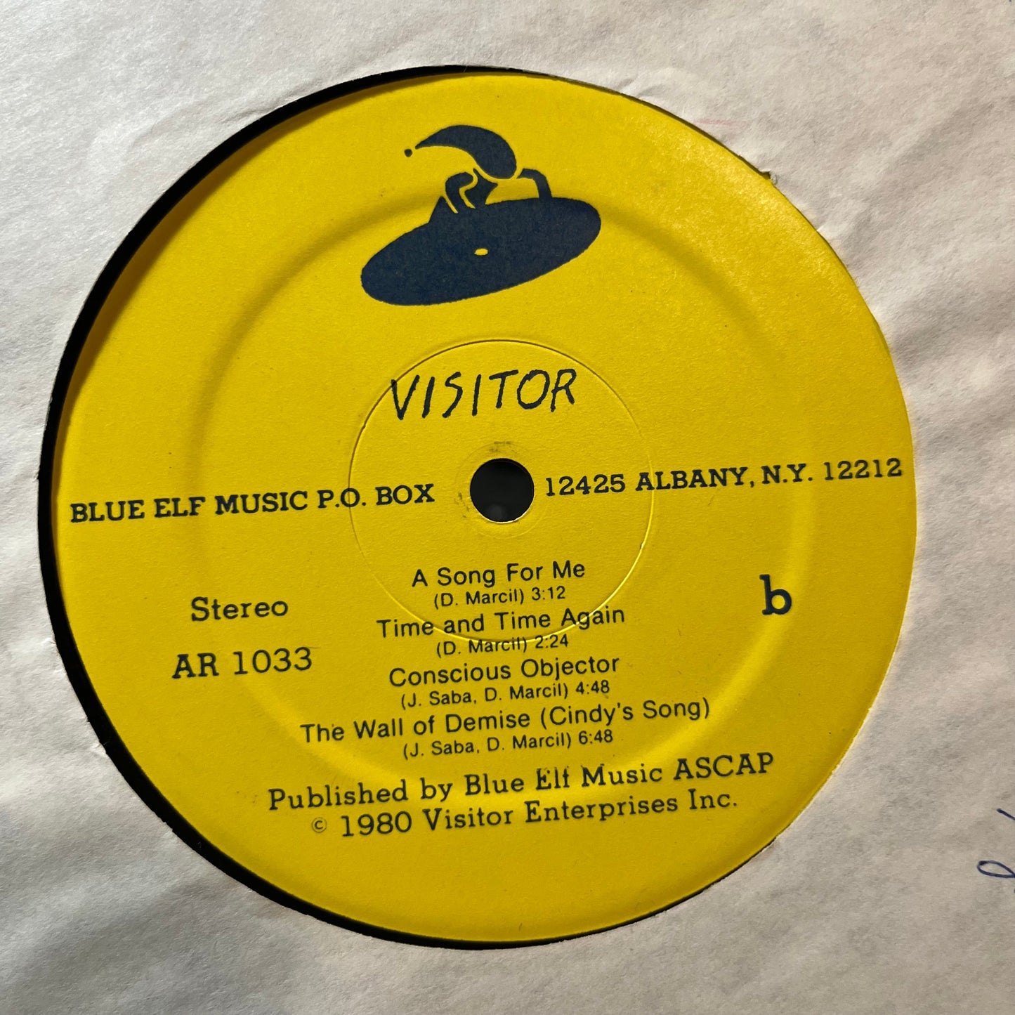 Visitor - Visitor (VINYL LP BLUE ELF AR 1033 1980) | USED Very Good (VG) Very Good (VG)--