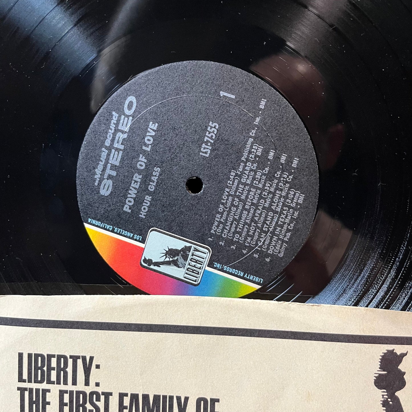 Hour Glass - Power Of Love (VINYL LP LIBERTY LST-7555 1968) | USED Near Mint (NM or M-) Very Good Plus Plus (VG++)-