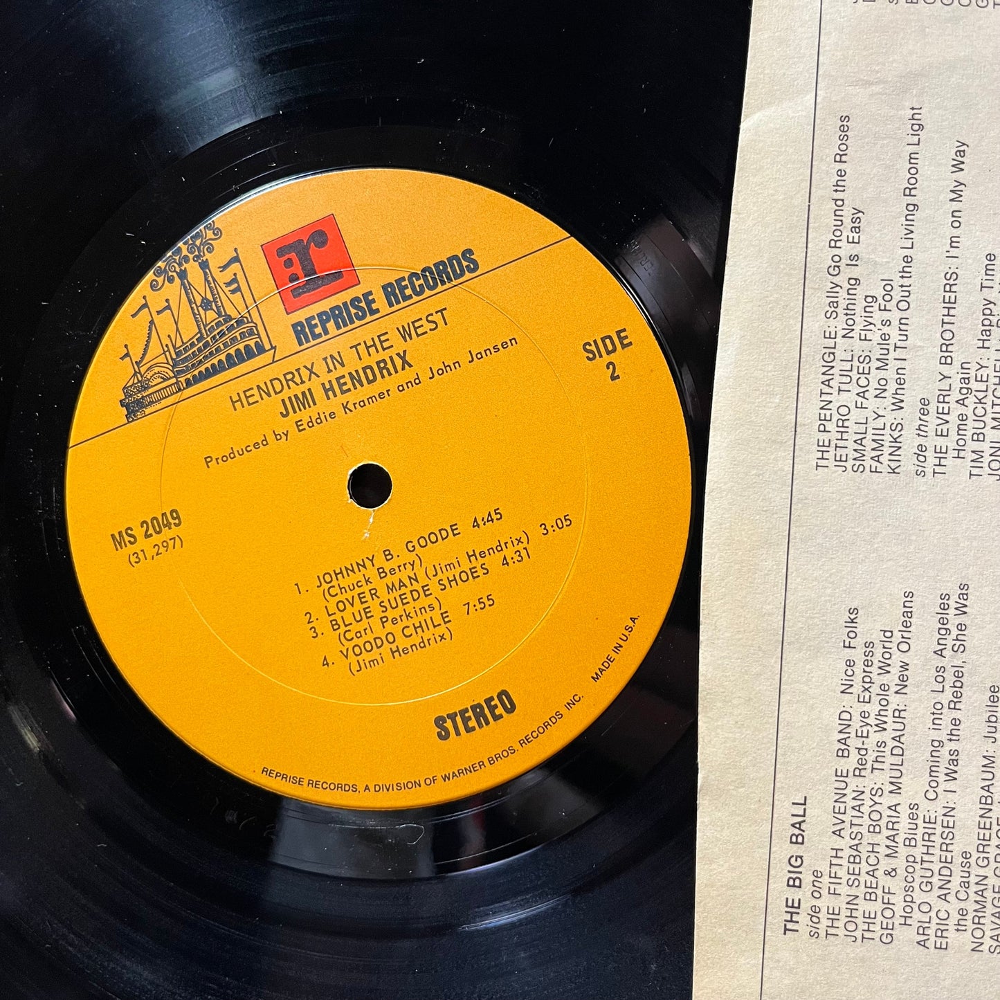 Jimi Hendrix - Hendrix In The West (VINYL LP REPRISE MS 2049 1972) | USED Near Mint (NM or M-)--