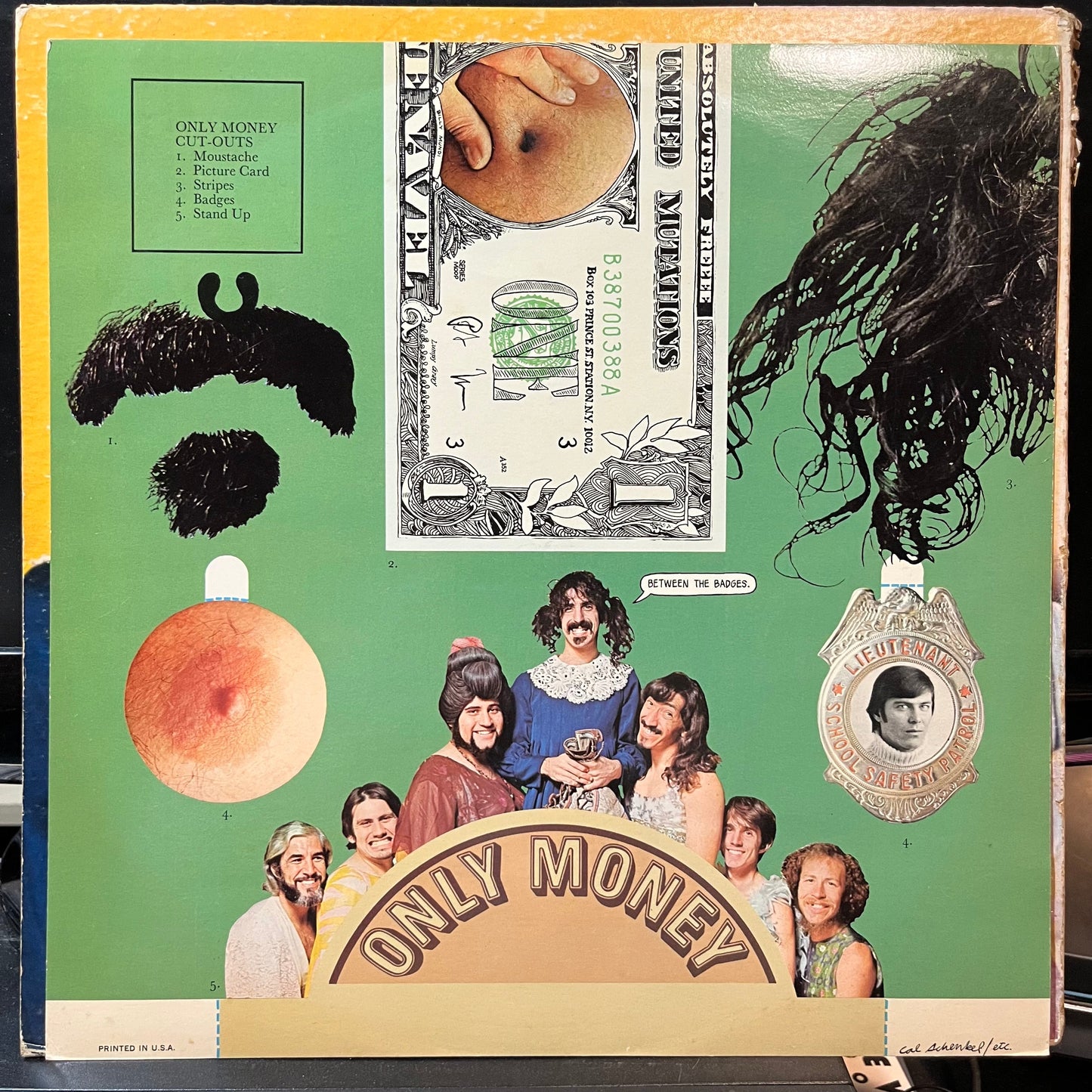 The Mothers Of Invention - We're Only In It For The Money (VINYL LP VERVE V/V6 5045X 1968) | Very Good (VG) Very Good (VG)--