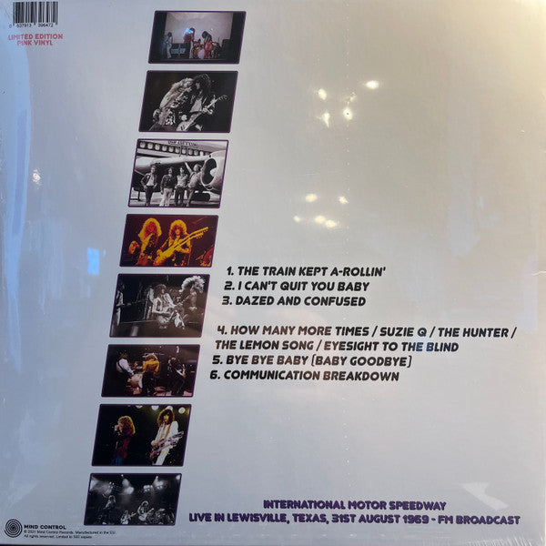 International Motor Speedway, Live In Lewisville, Texas, 31st August 1969 - FM Broadcast (PINK VINYL) | Mint (M) Mint (M)-