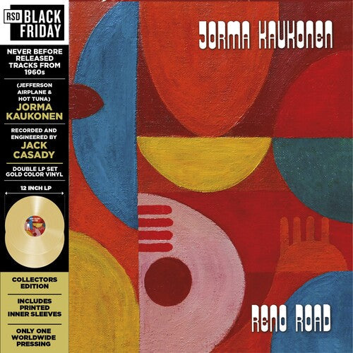 Jorma Kaukonen & Vital Parts - Reno Road: Unleased tracks from the '60's (RSD BLACK FRIDAY) | Mint (M) Mint (M)-