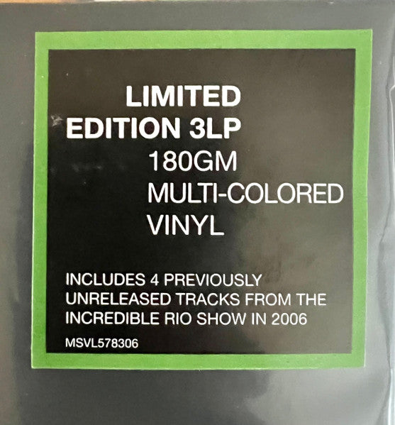The Rolling Stones - A Bigger Bang - Live On Copacabana Beach (3xCOLOR VINYL) | Mint (M) Mint (M)-