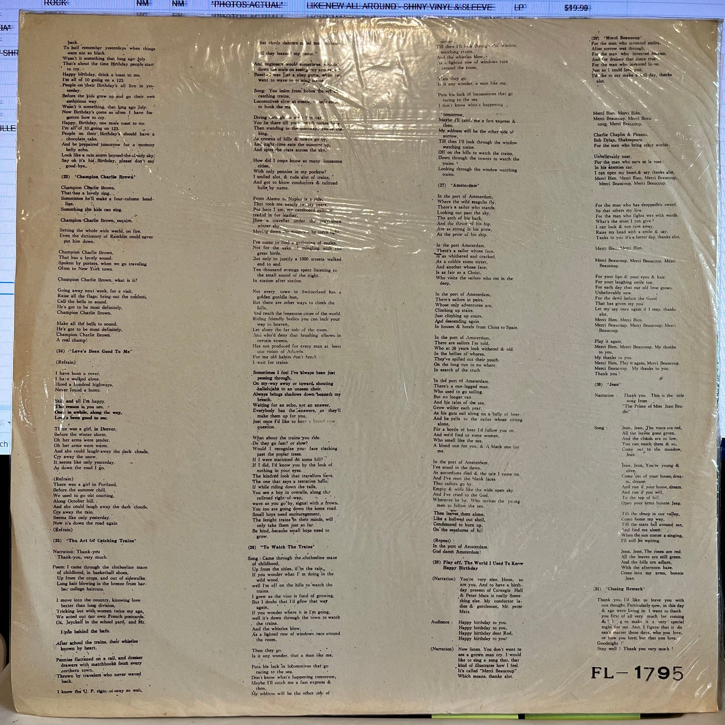 Rod McKuen - At Carnegie Hall *SEALED* | Mint (M) Near Mint (NM)-