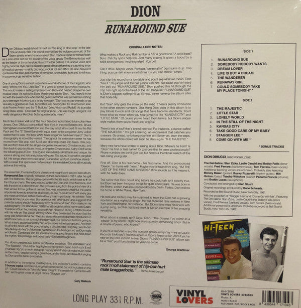 Dion (3) - Runaround Sue | Mint (M) Mint (M)-