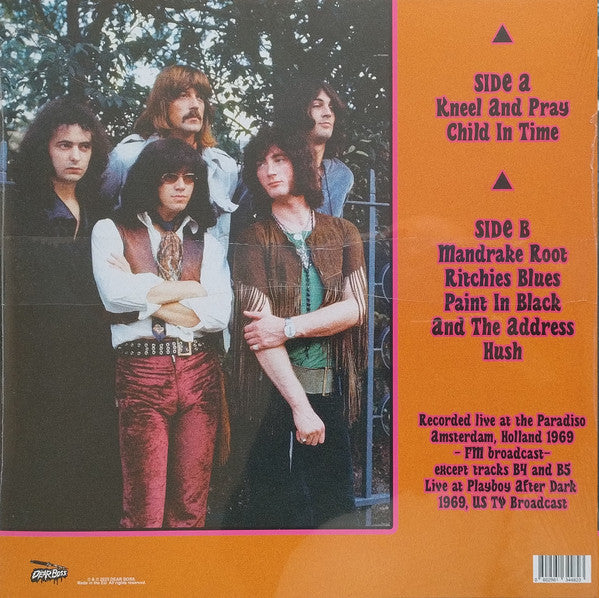 Deep Purple - Amsterdamned: Live at the Paradiso, Amsterdam 1969 - FM broadcast (VINYL) |-