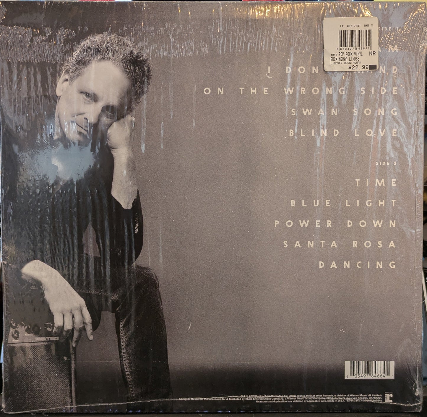 Lindsey Buckingham - Lindsey Buckingham (VINYL) | Mint (M) Near Mint (NM)-