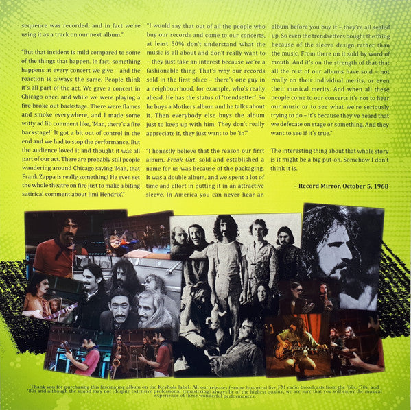 Frank Zappa - Live.. Paris 1968 | Mint (M) Mint (M)-