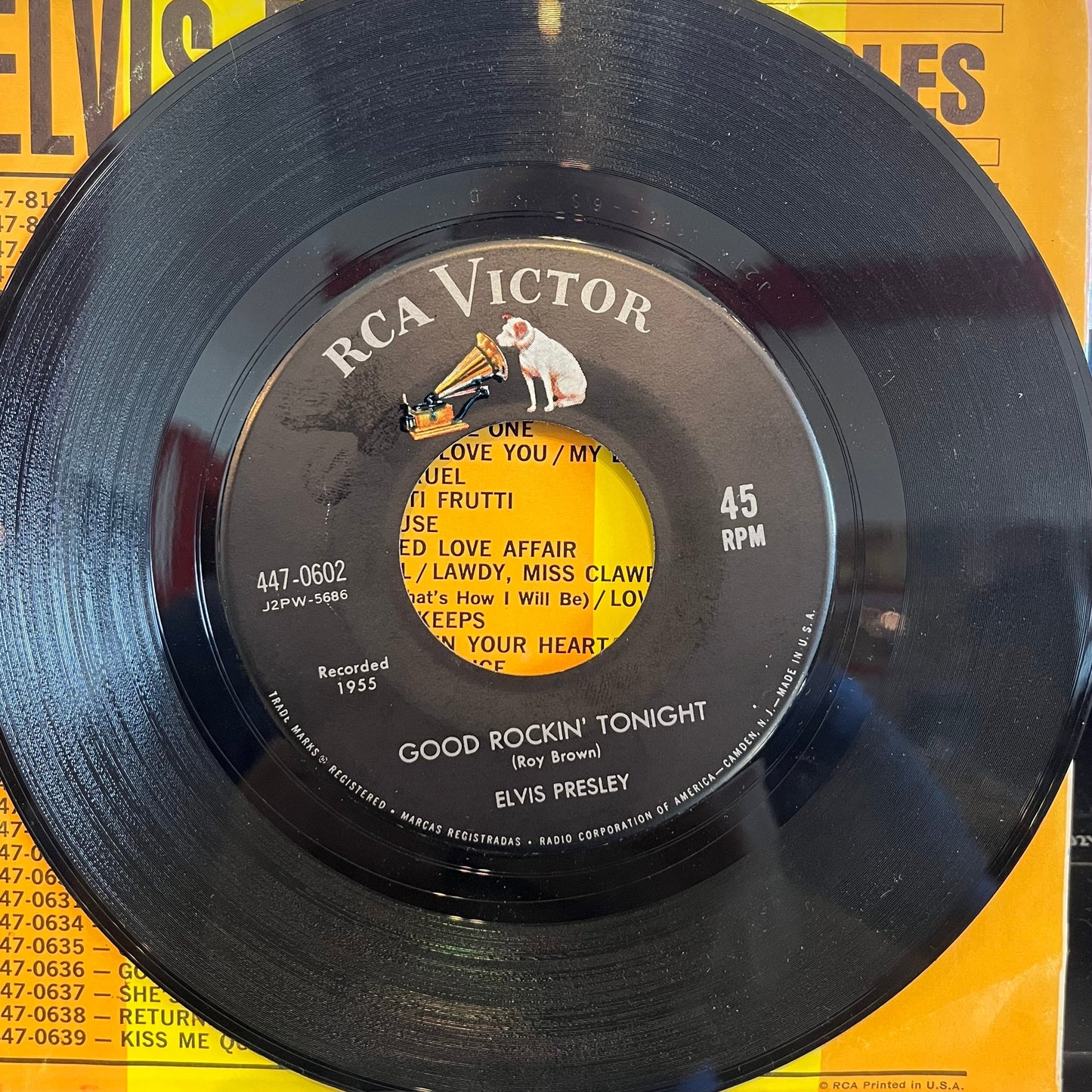 Elvis Presley - Good Rockin' Tonight / I Don't Care If The Sun Don't Shine | Excellent (EX) Excellent (EX)--