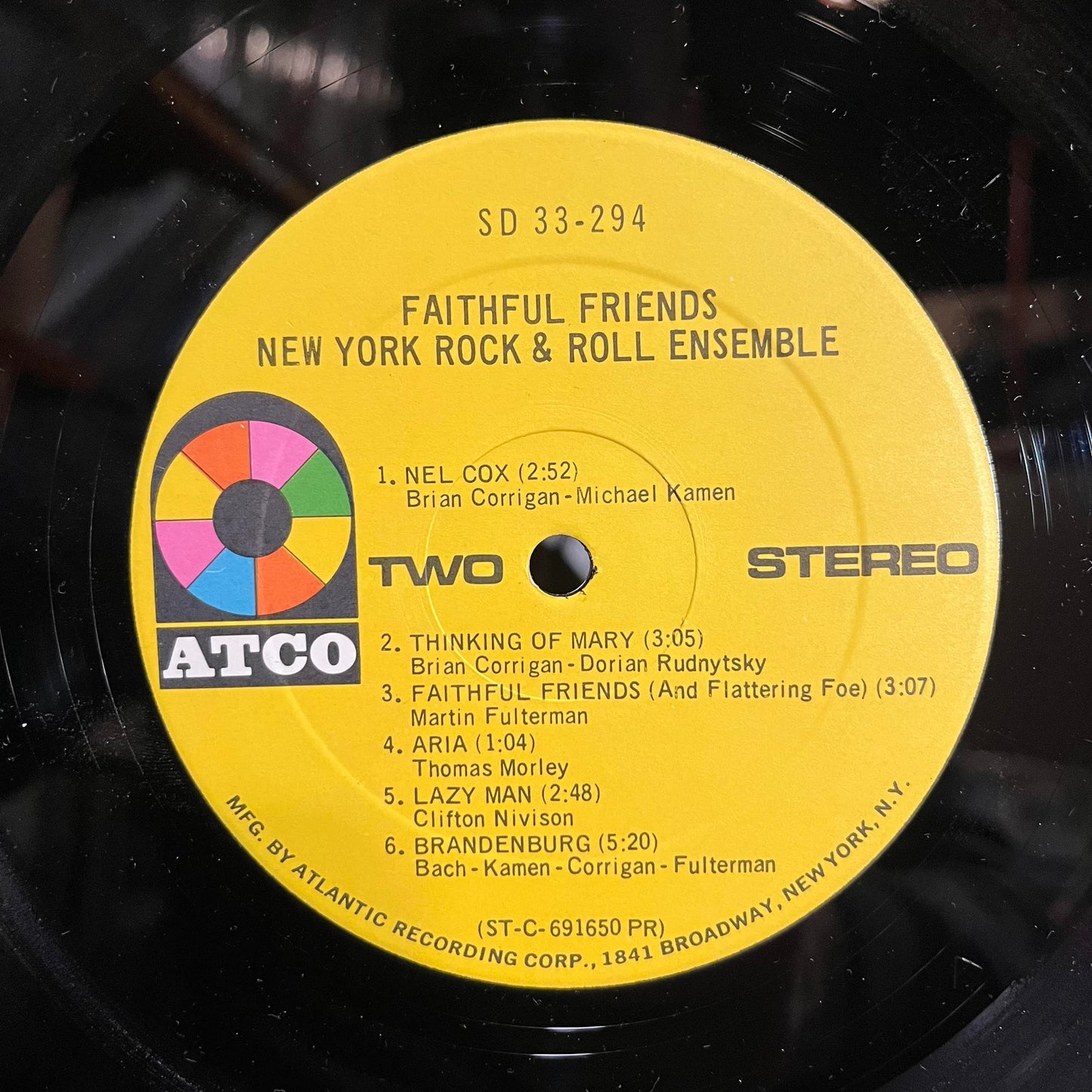 The New York Rock Ensemble - Faithful Friends *SHRINK/PRESSWELL* | Excellent (EX) Near Mint (NM)--