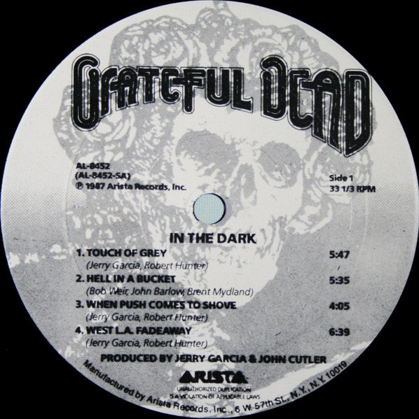 The Grateful Dead - In The Dark (VINYL) | Excellent+ (EX+) Excellent (EX)-
