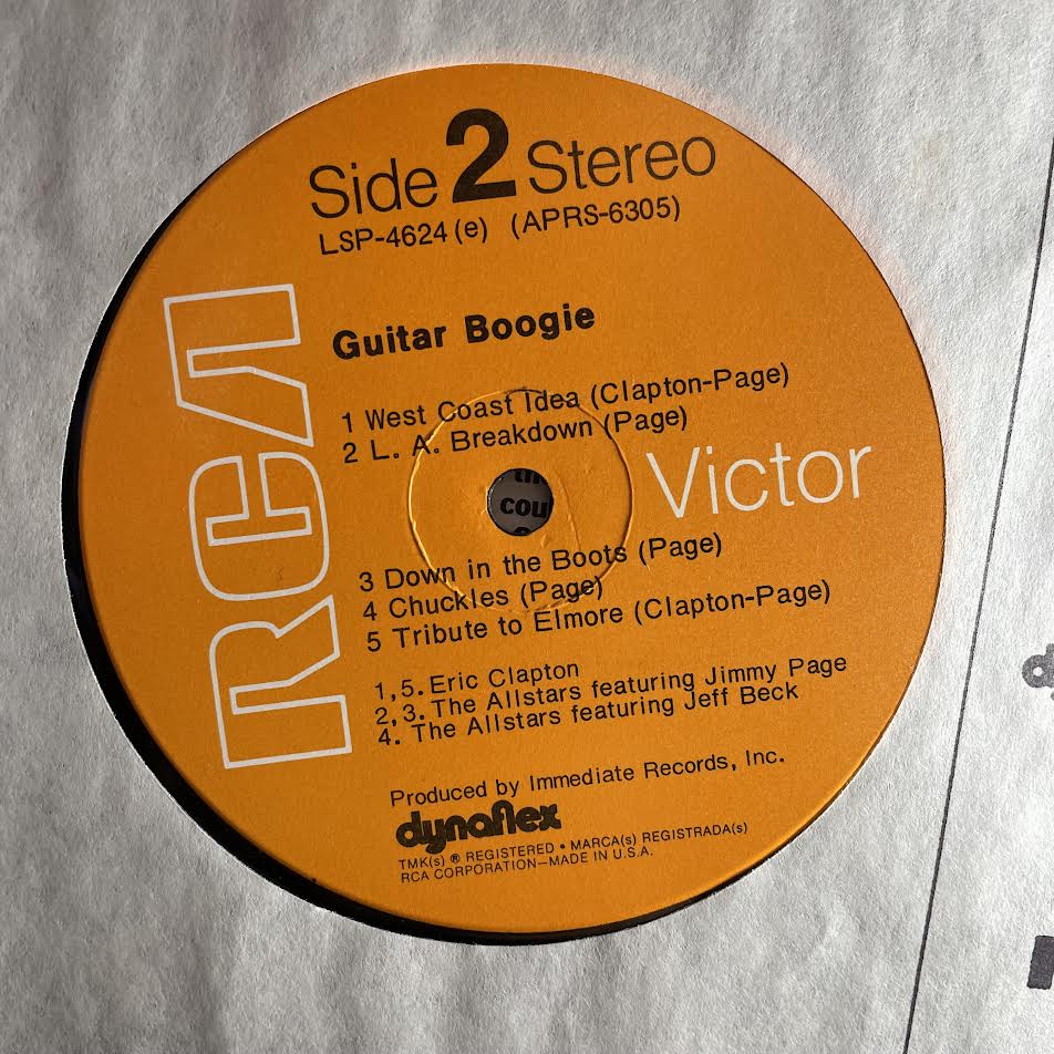 Eric Clapton - Guitar Boogie (VINYL) | Excellent+ (EX+) Very Good Plus (VG+)-