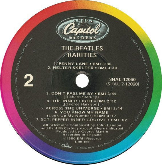 The Beatles - Rarities (VINYL) | Excellent+ (EX+) Generic--