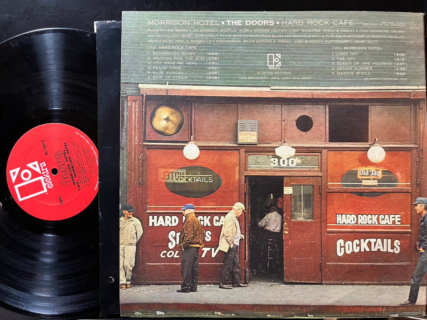 The Doors - Morrison Hotel (VINYL) | Excellent+ (EX+) Very Good Plus (VG+)--