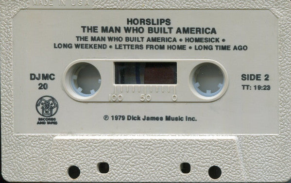 Horslips - The Man Who Built America (CASETTE) | Excellent (EX) Near Mint (NM)--
