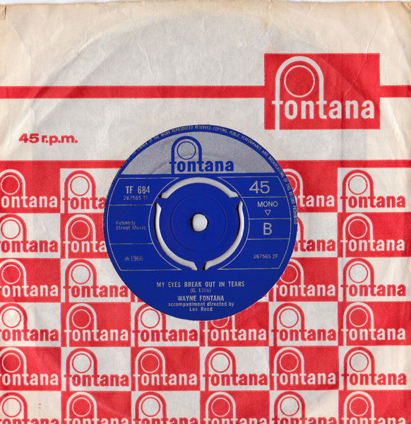 Wayne Fontana - Come On Home (7" VINYL) | Excellent (EX) Excellent (EX)--