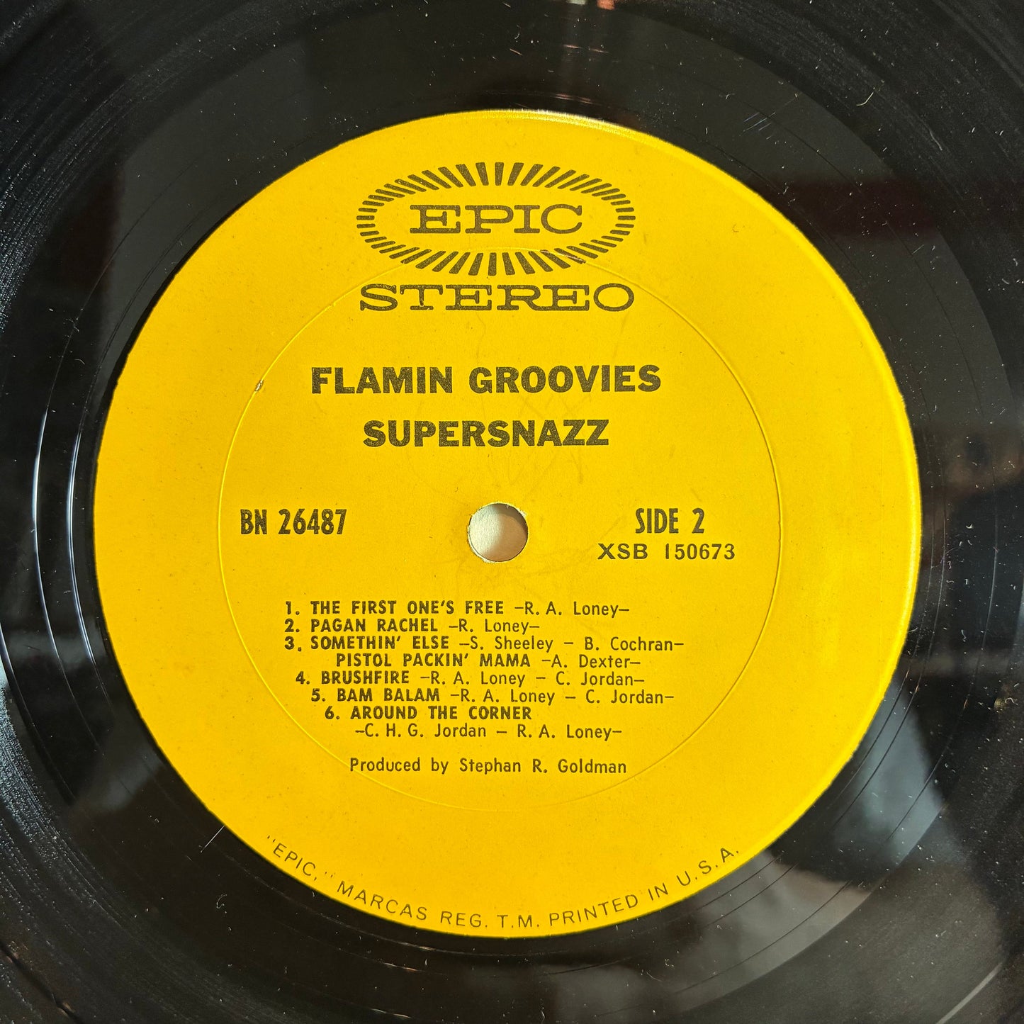 The Flamin' Groovies - Supersnazz (VINYL) | Excellent (EX) Very Good Plus (VG+)--