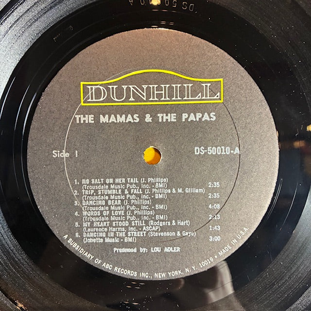 The Mamas & The Papas - The Mamas & The Papas (VINYL) | Excellent (EX) Excellent (EX)-