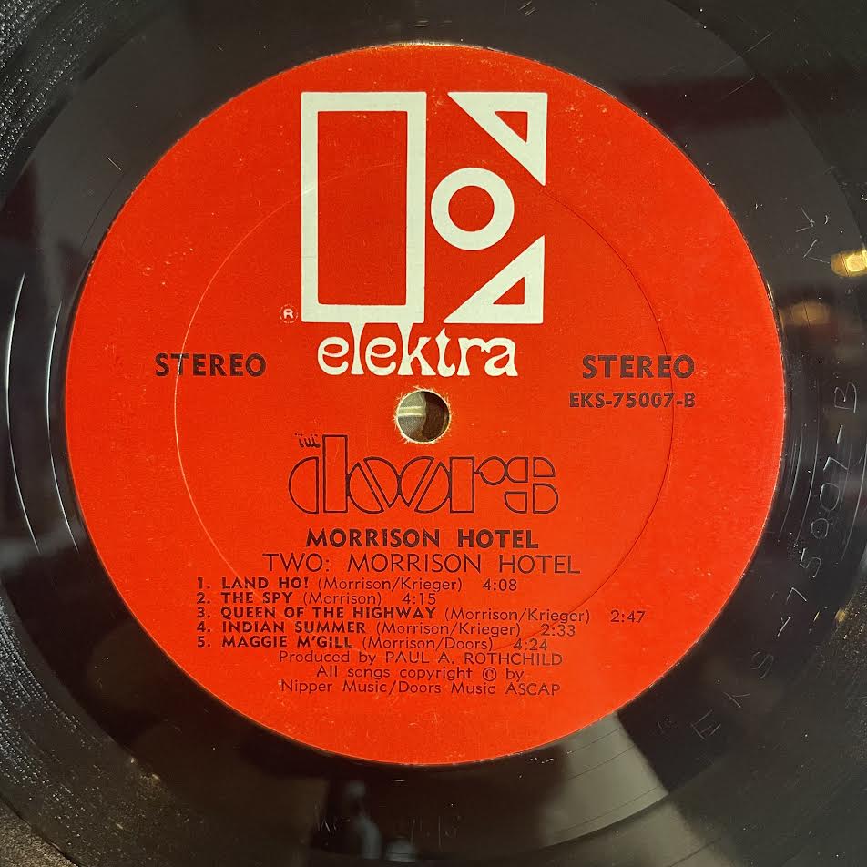 The Doors - Morrison Hotel (VINYL) | Excellent (EX) Excellent (EX)--