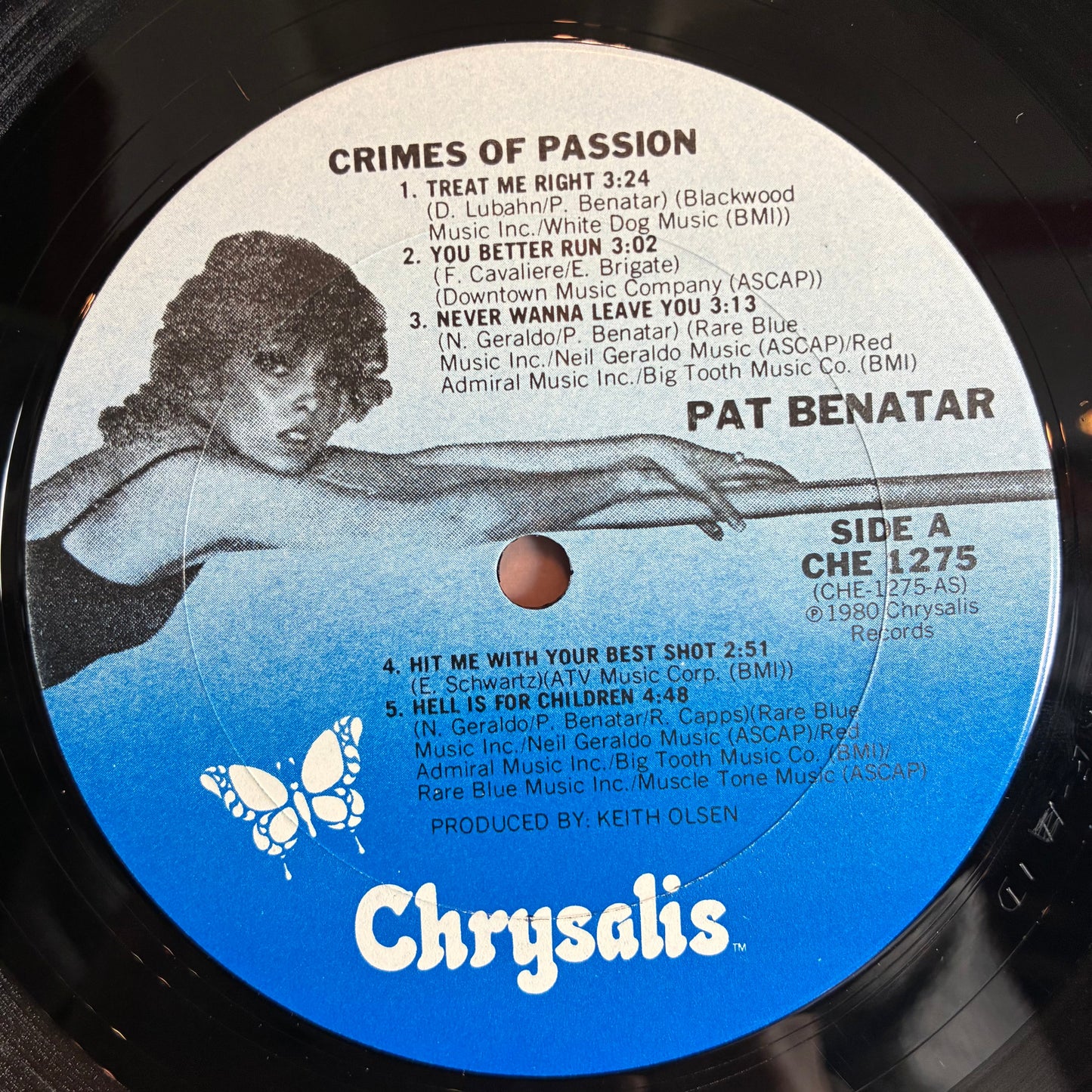 Pat Benatar - Crimes Of Passion (VINYL) | Excellent (EX) Very Good Plus (VG+)--