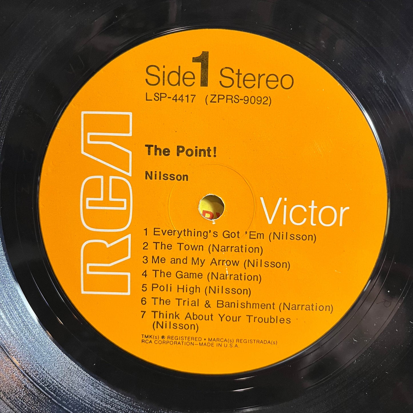 Harry Nilsson - The Point! (VINYL) | Good Plus (G+) Very Good (VG)-