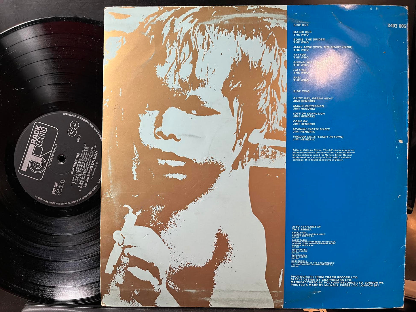 The Who - Backtrack 5 (VINYL) *UK IMPORT* | Near Mint (NM or M-) Very Good Plus (VG+)--