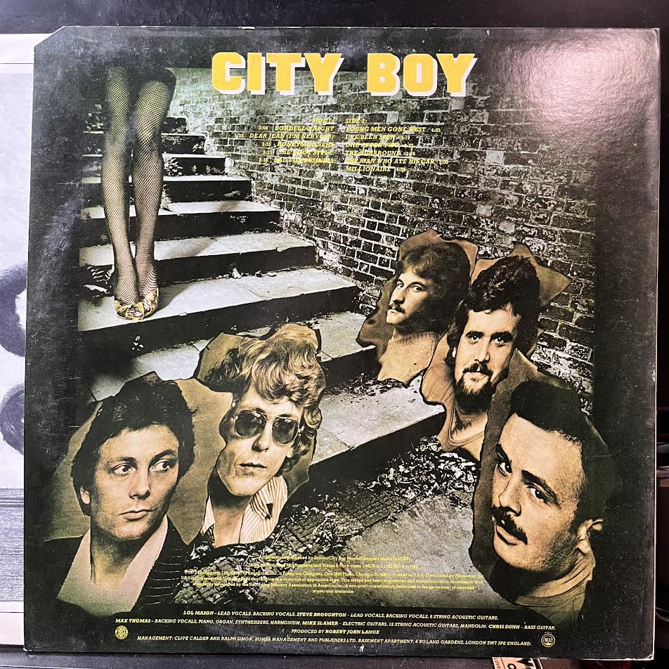 City Boy - Young Men Gone West (VINYL) | Near Mint- (NM-) Excellent+ (EX+)--