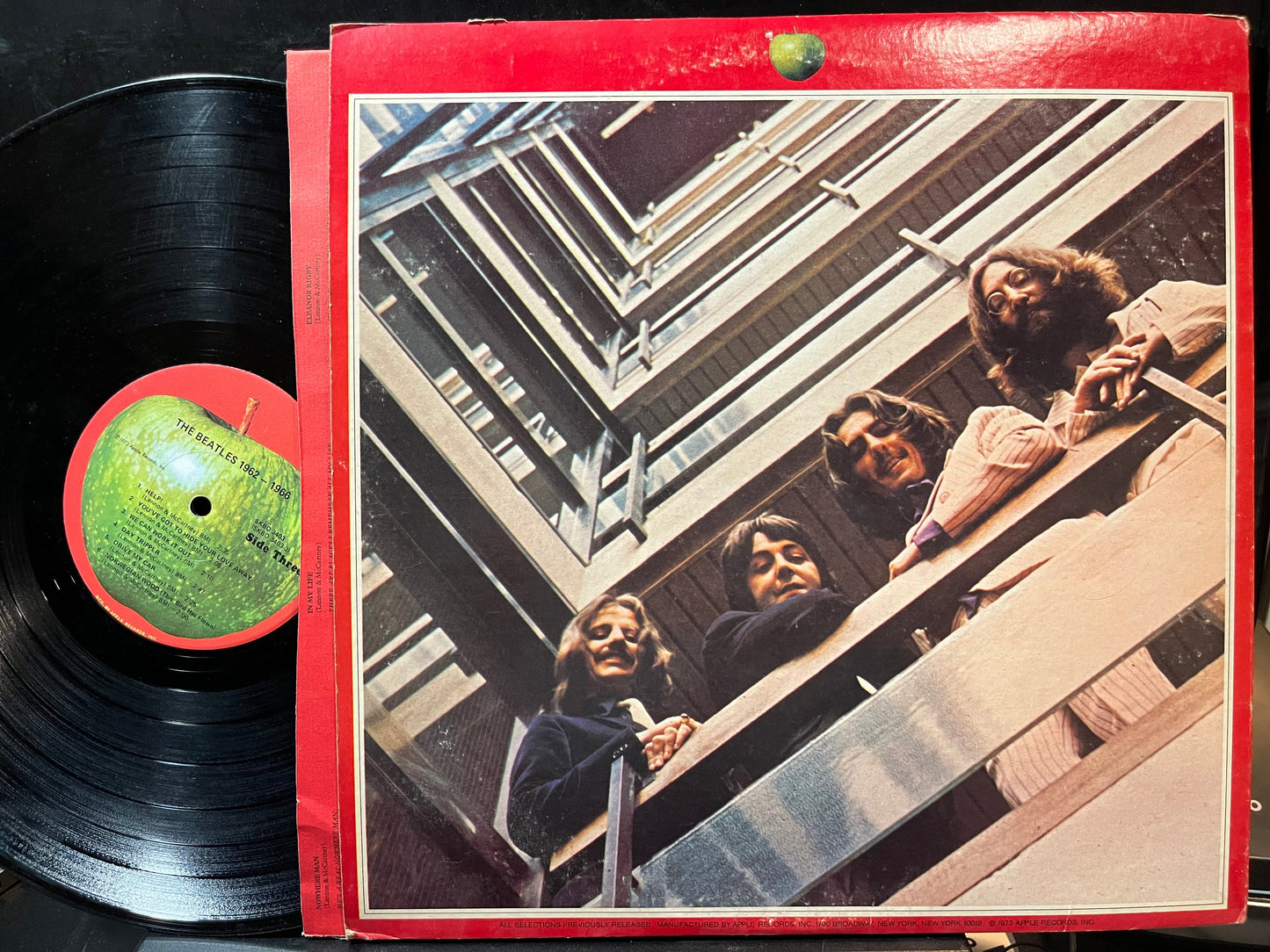 The Beatles - 1962-1966 (VINYL 2xLP APPLE SKBO 3403 1973) | Near Mint- (NM-) Excellent (EX)--
