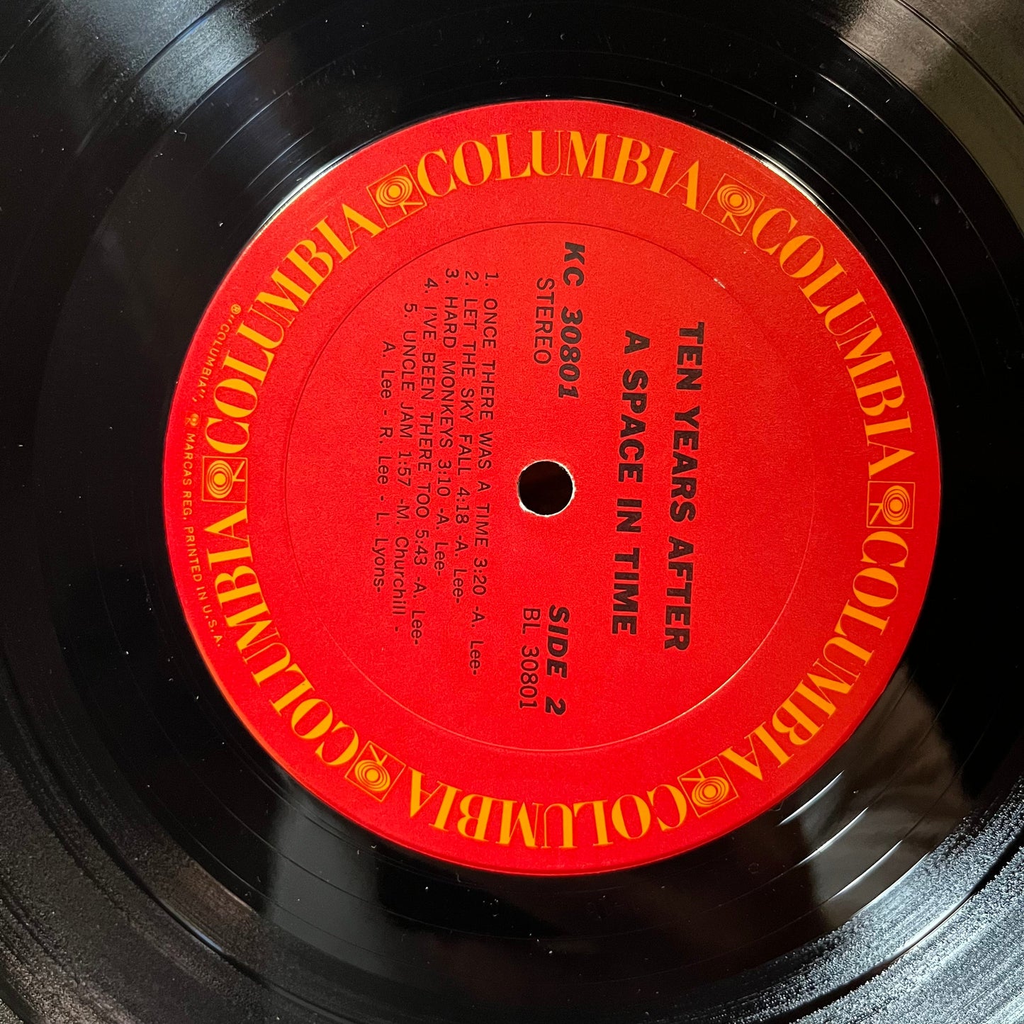 Ten Years After - A Space In Time (VINYL LP COLUMBIA KC 30801 1971) | USED Near Mint- (NM-) Very Good Plus (VG+)--
