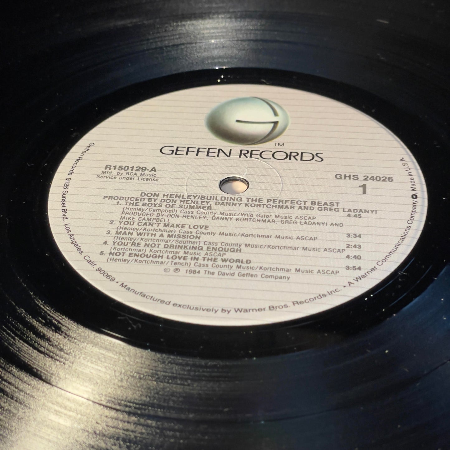 Don Henley - Building The Perfect Beast (VINYL) | Near Mint- (NM-) Excellent (EX)-