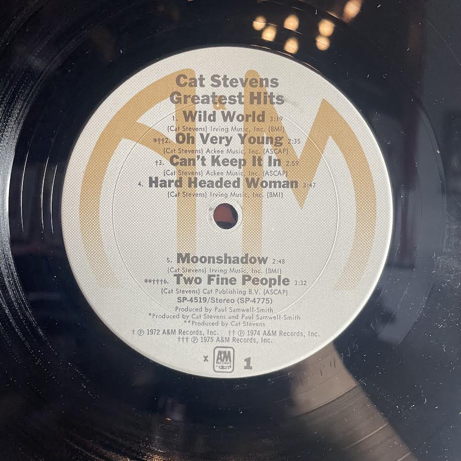 Cat Stevens - Greatest Hits (VINYL) | Near Mint (NM) Very Good Plus (VG+)-