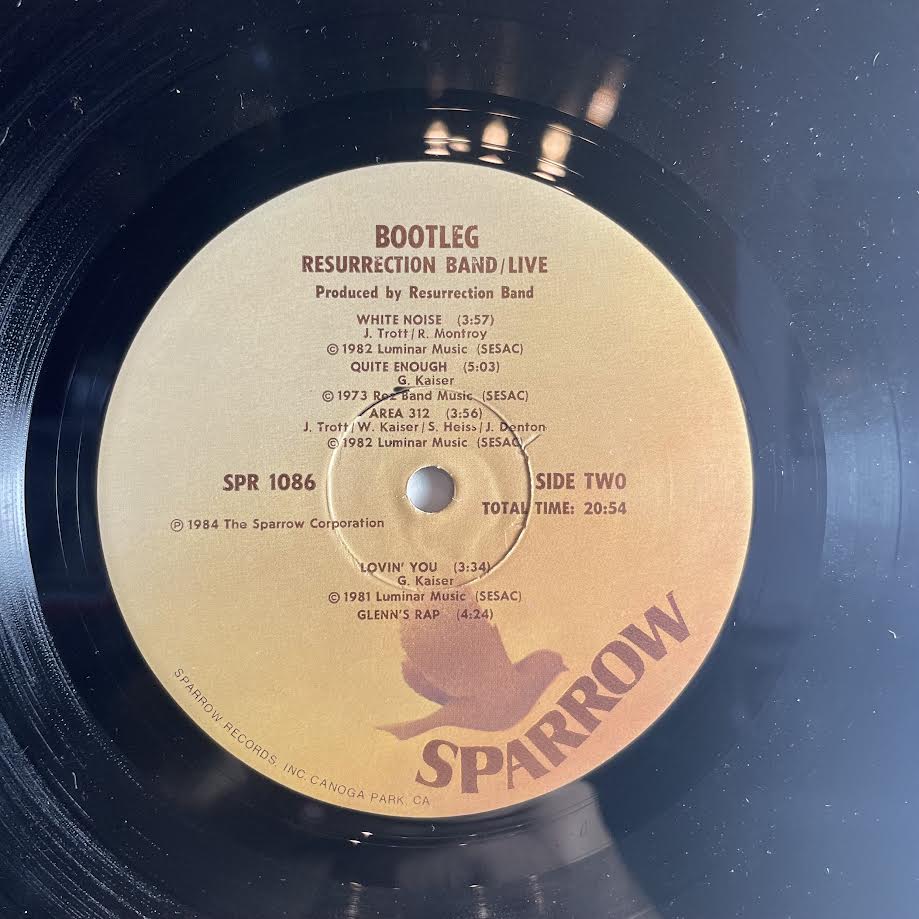 Resurrection Band - Rez Band Live: Bootleg (VINYL) | Near Mint (NM) Excellent (EX)--