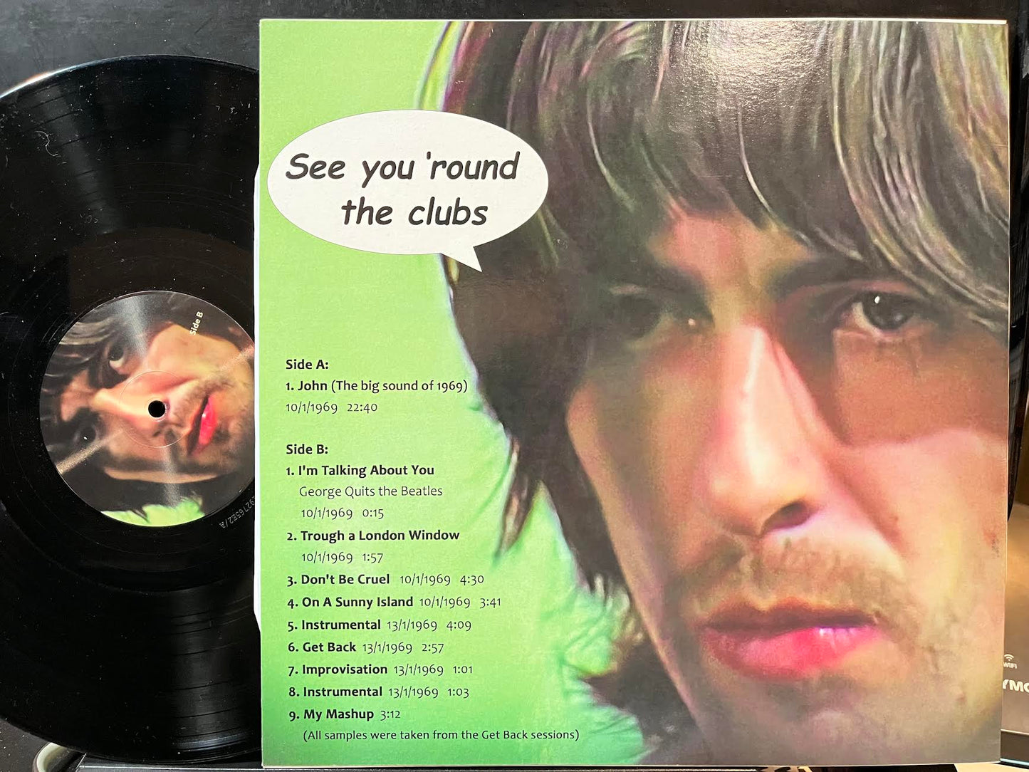 The Beatles - Sans George (PROMO VINYL) | Near Mint (NM) Near Mint (NM)--