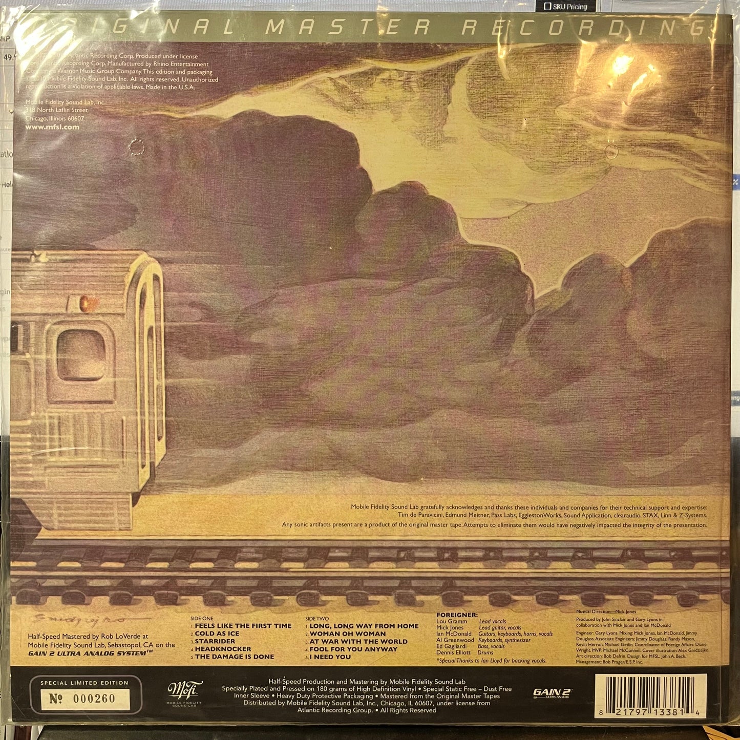 Foreigner - Foreigner (180 Gram Vinyl, Limited Edition) | Near Mint (NM or M-) Mint (M)--