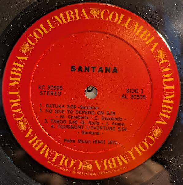 Santana - Santana (VINYL) | Near Mint (NM) Near Mint (NM)--
