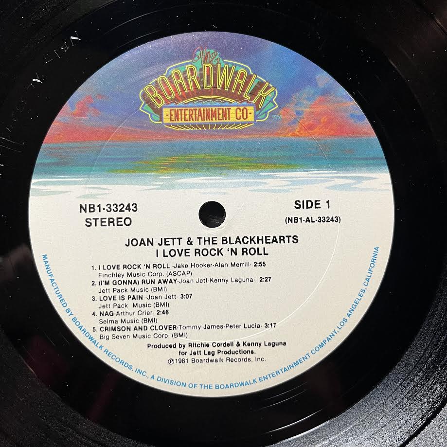 Joan Jett & The Blackhearts - I Love Rock 'N Roll (VINYL) | Near Mint (NM) Near Mint (NM)-