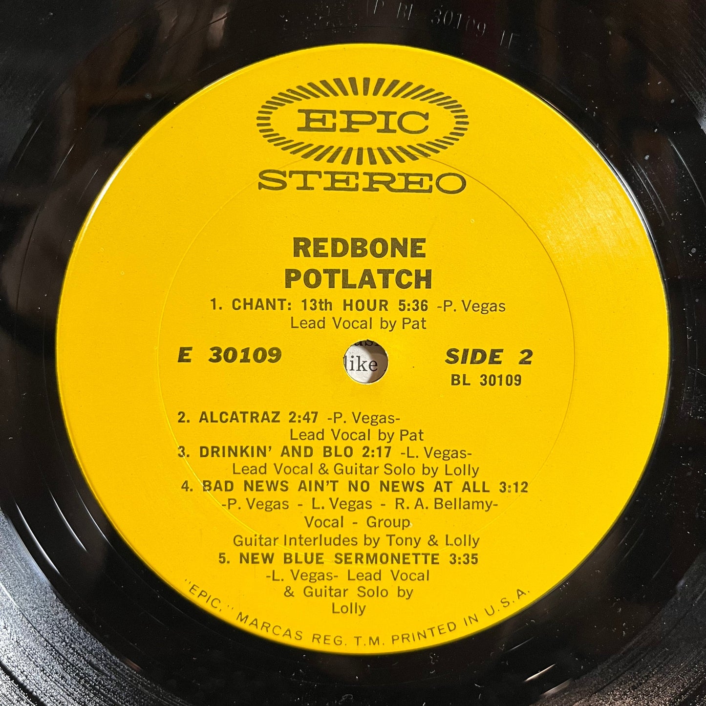 Redbone - Potlatch (VINYL) | Near Mint (NM) Very Good Plus Plus (VG++)-