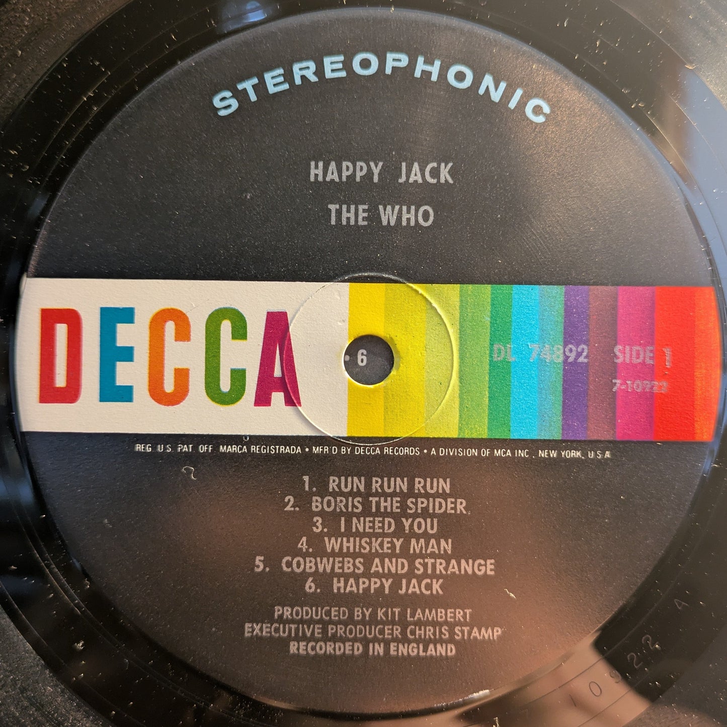 The Who - Happy Jack (VINYL) | Near Mint (NM) Near Mint (NM)-