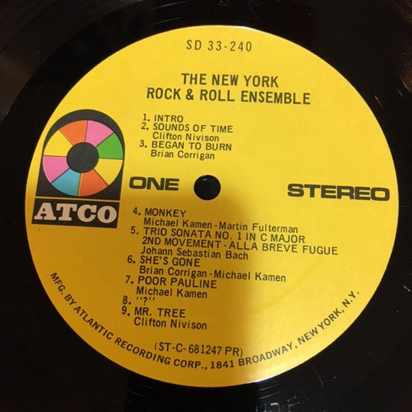The New York Rock Ensemble - The New York Rock & Roll Ensemble | Near Mint (NM) Near Mint (NM)-