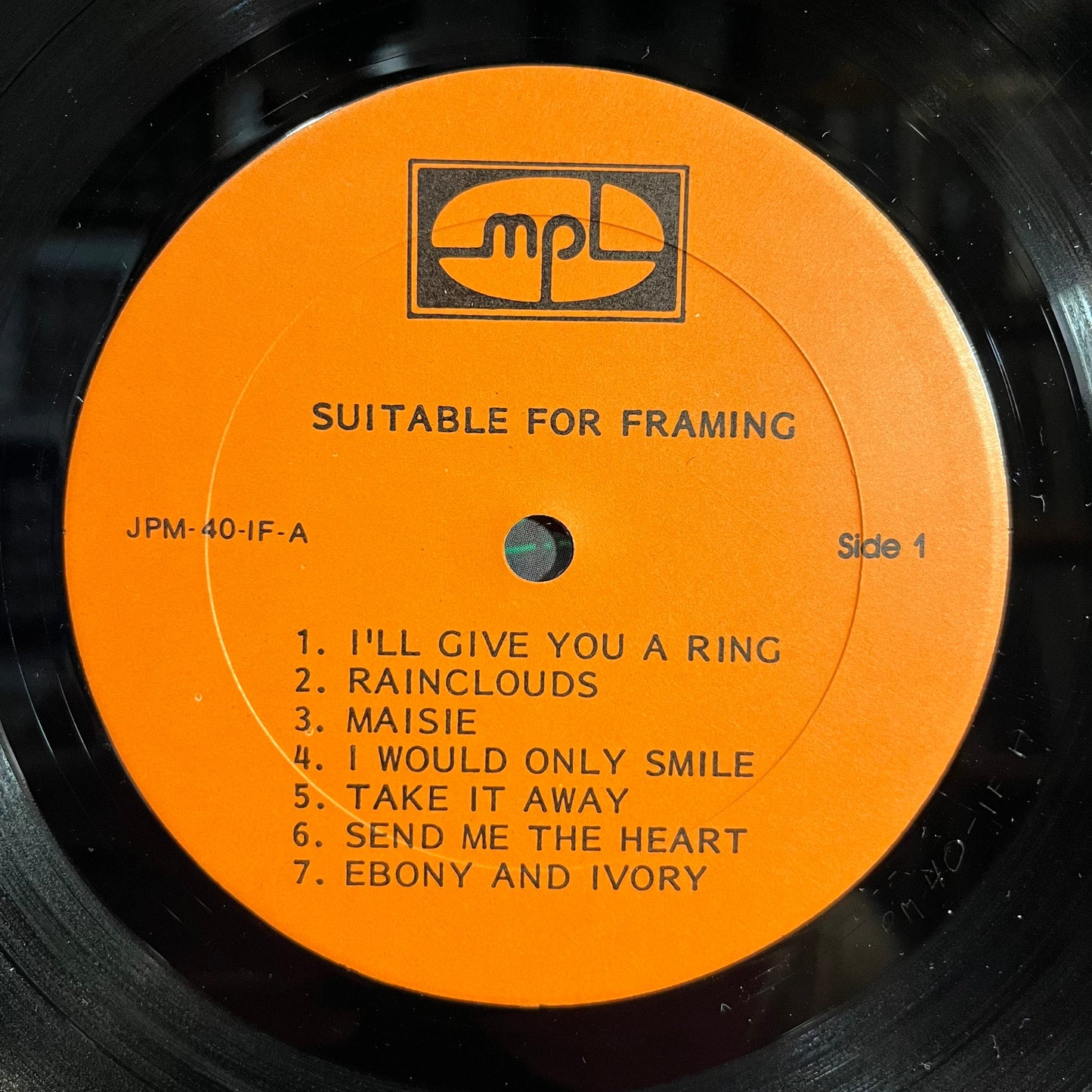 Paul McCartney - Suitable For Framing *UNOFFICIAL* | Near Mint (NM) Near Mint (NM)--
