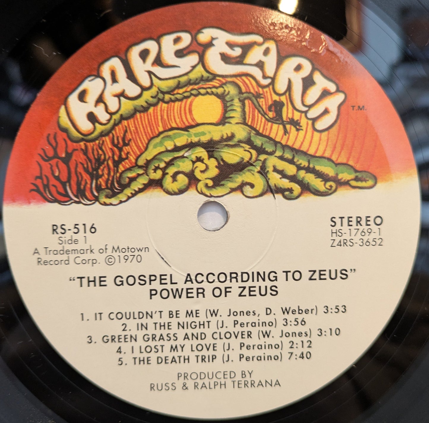 Power Of Zeus - The Gospel According To Zeus (VINYL) | Near Mint (NM) Near Mint (NM)-