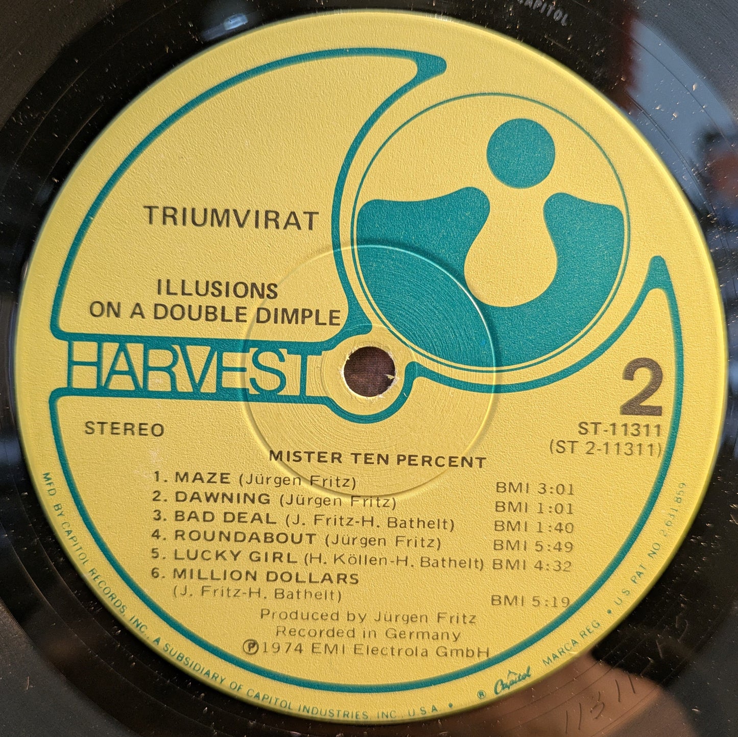 Triumvirat - Illusions On A Double Dimple (VINYL) | Near Mint (NM) Excellent+ (EX+)-